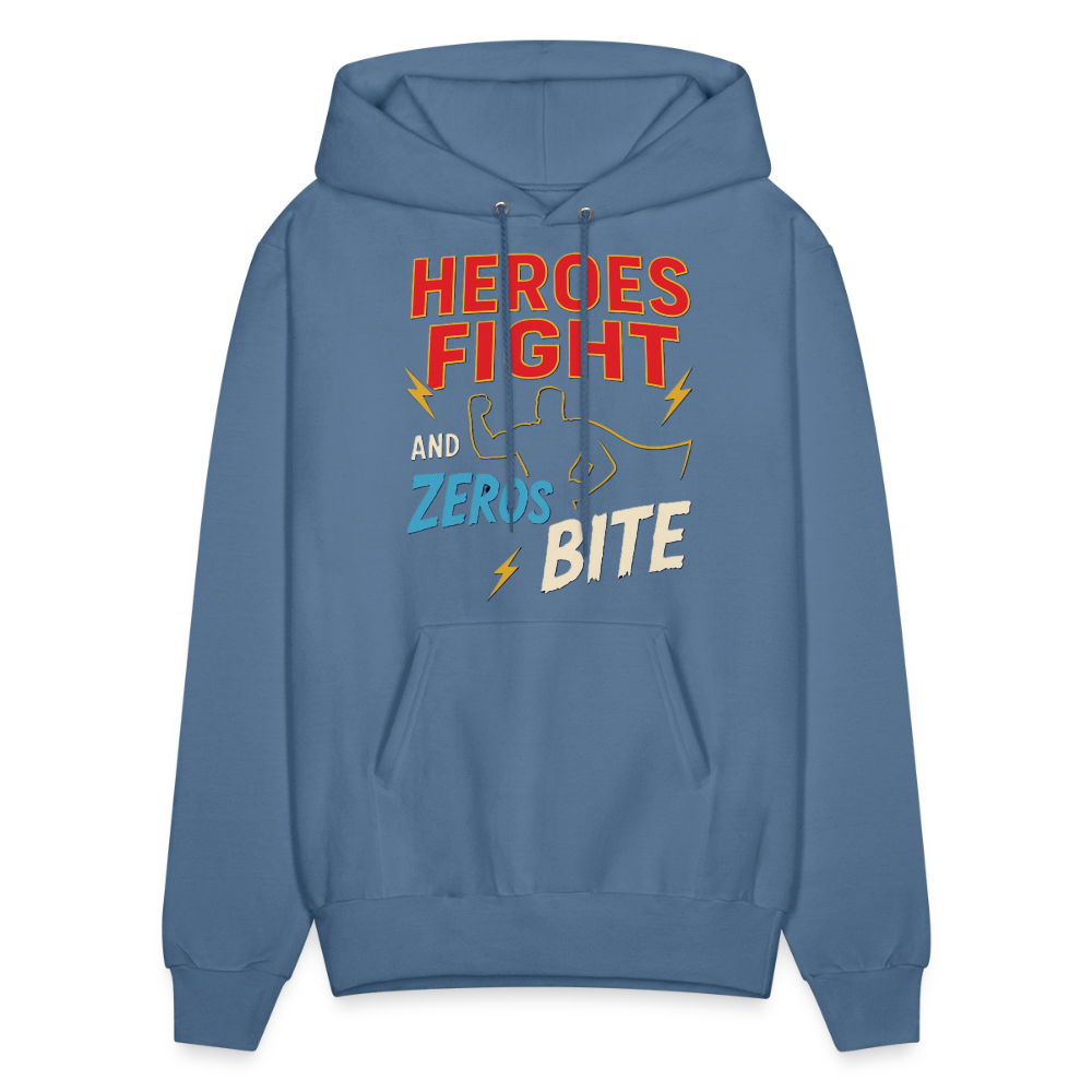 Heroes Fight And Zeros Bite - denim blue