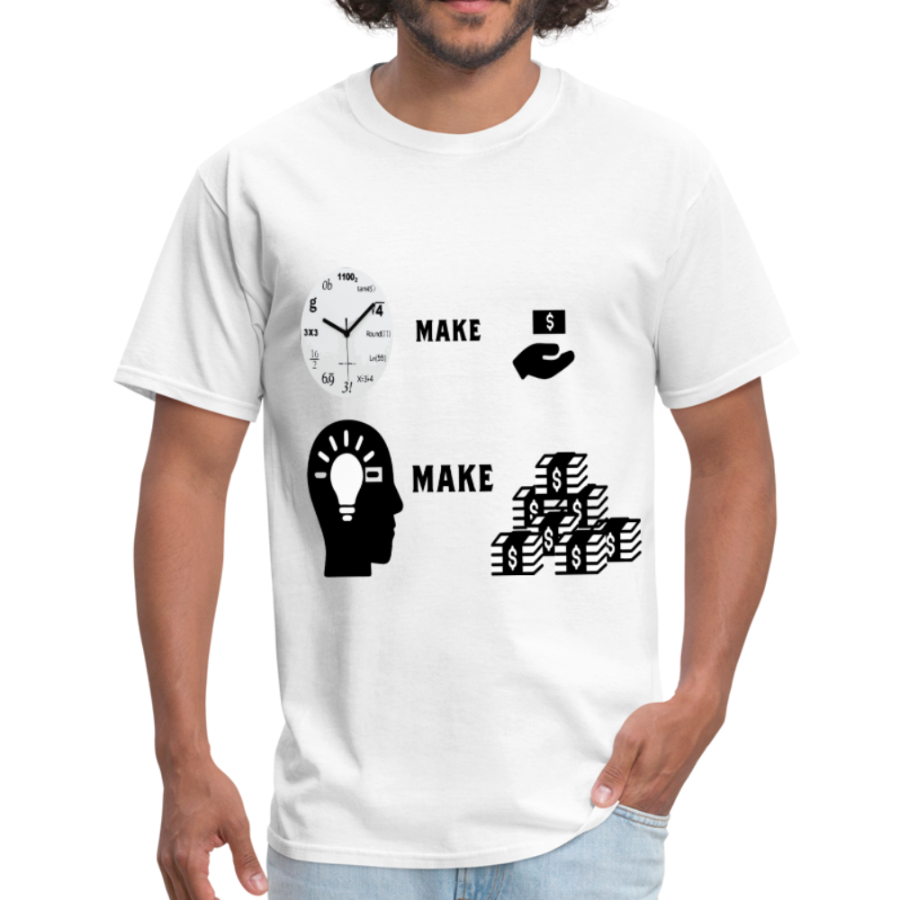 Hours make dollars brain makes millions Unisex Tee - BIZARRE PRINTS