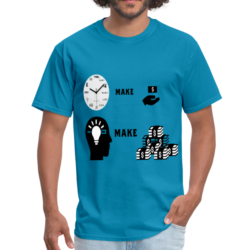 Hours make dollars brain makes millions Unisex Tee - BIZARRE PRINTS