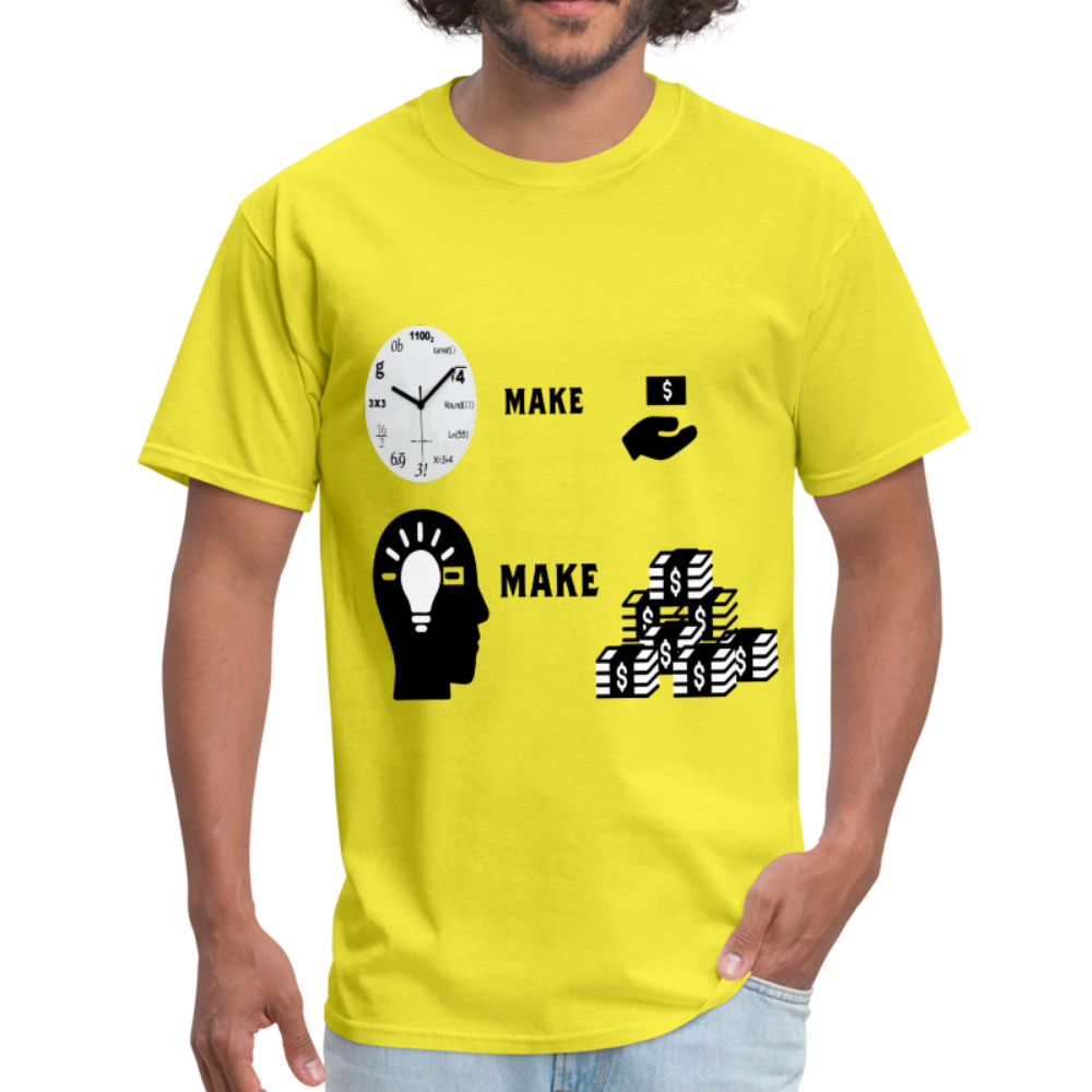 Hours make dollars brain makes millions Unisex Tee - BIZARRE PRINTS