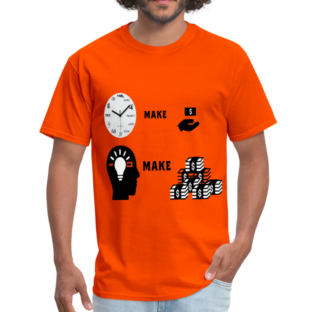 Hours make dollars brain makes millions Unisex Tee - BIZARRE PRINTS