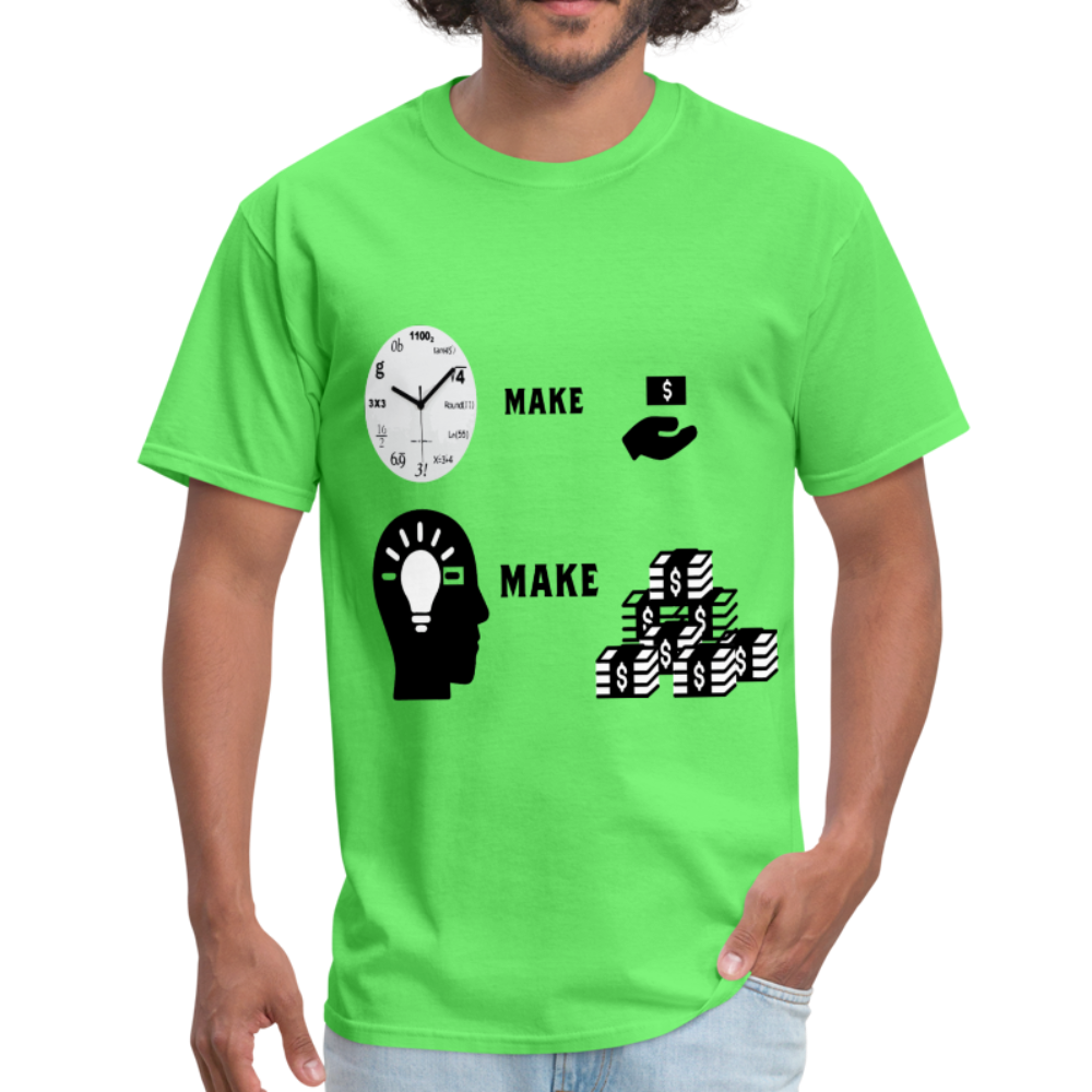 Hours make dollars brain makes millions Unisex Tee - BIZARRE PRINTS