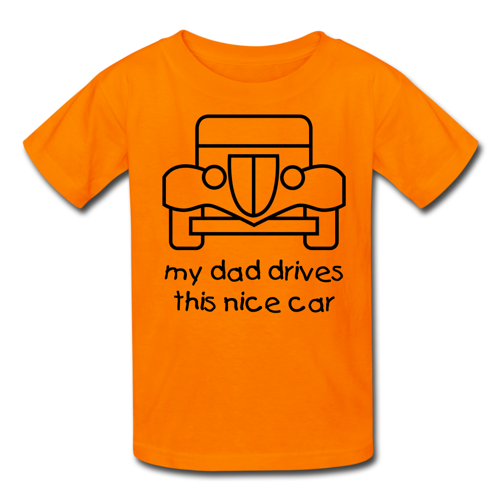 my dad drives this nice car_Kids' T-Shirt - BIZARRE PRINTS