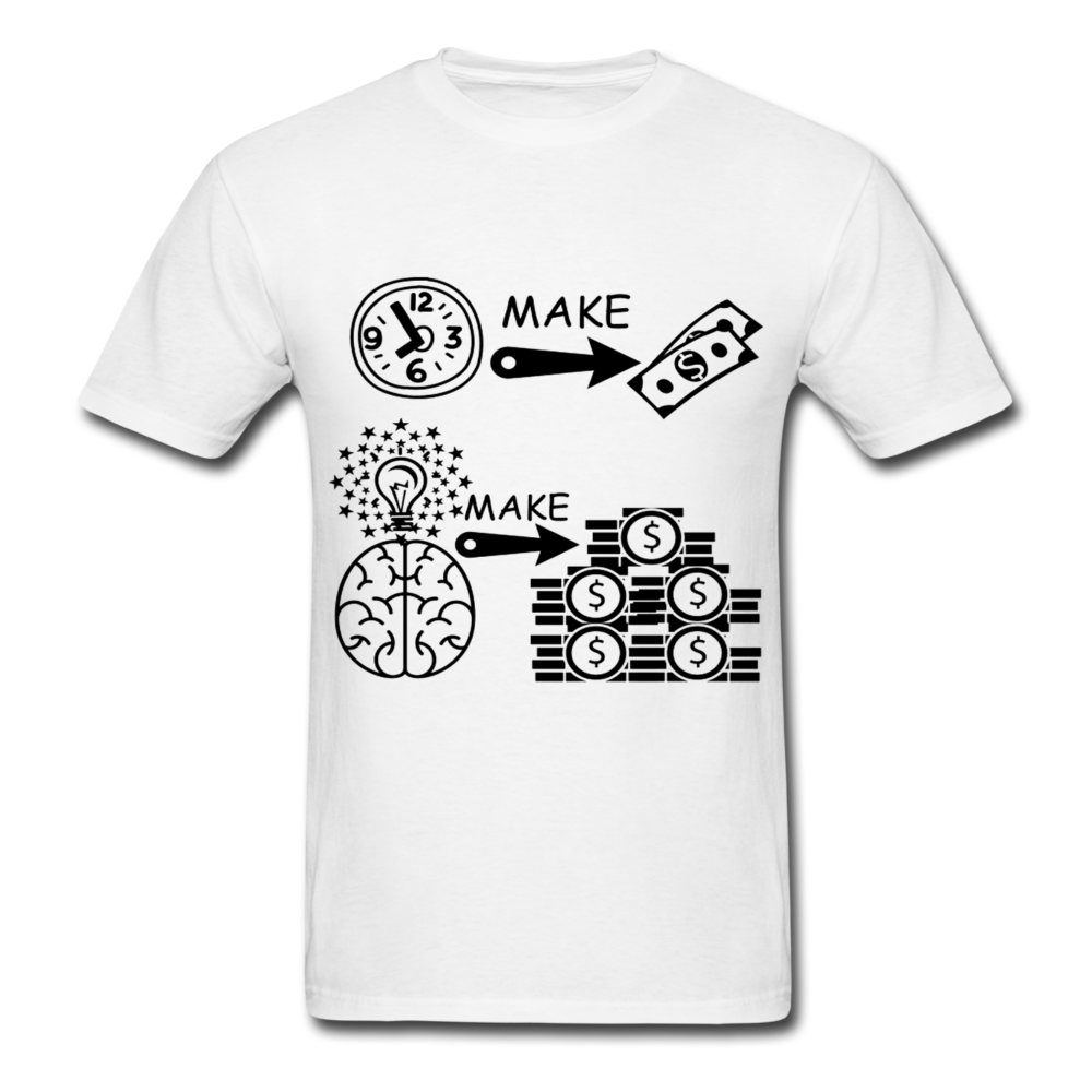 Hours make dollars ideas make millions_Unisex Classic T-Shirt - BIZARRE PRINTS