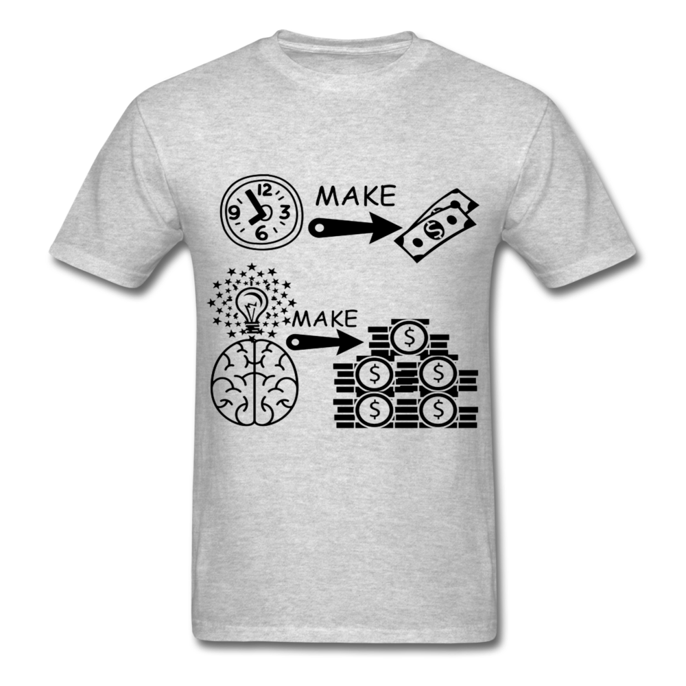 Hours make dollars ideas make millions_Unisex Classic T-Shirt - BIZARRE PRINTS