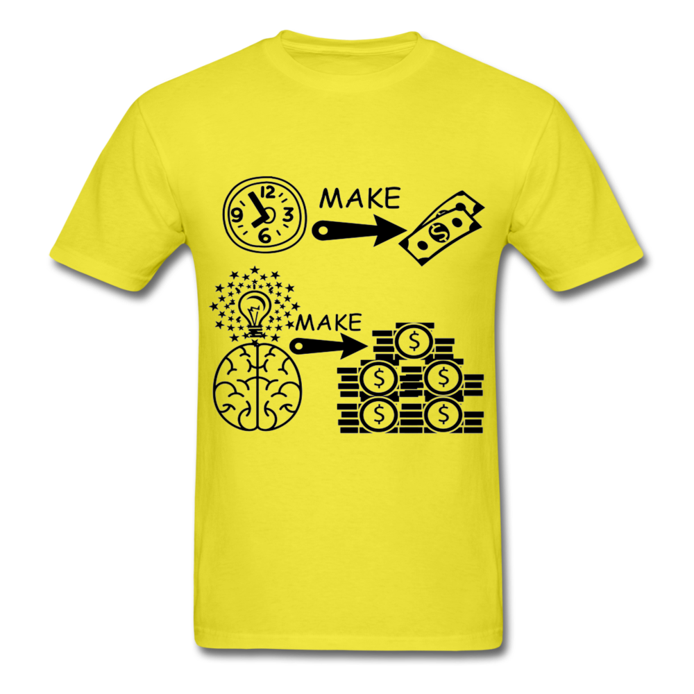 Hours make dollars ideas make millions_Unisex Classic T-Shirt - BIZARRE PRINTS