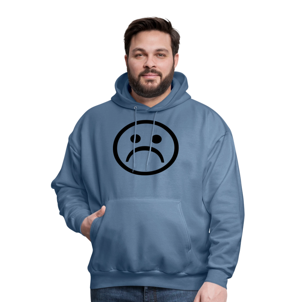 No Friends No Problems Unisex Lightweight Terry Hoodie - denim blue