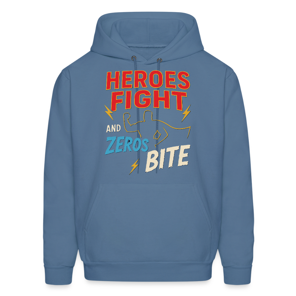 Heroes Fight And Zeros Bite - denim blue