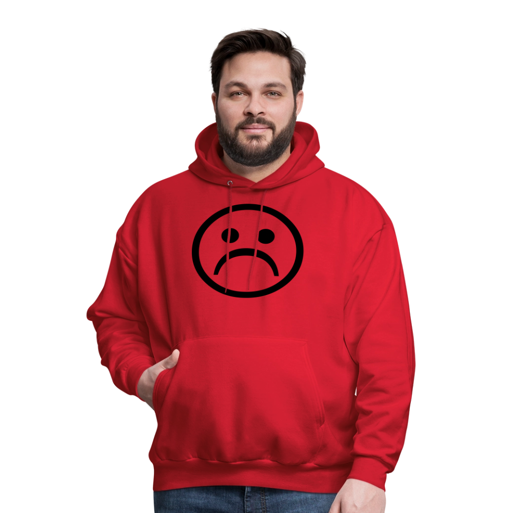 No Friends No Problems Unisex Lightweight Terry Hoodie - red