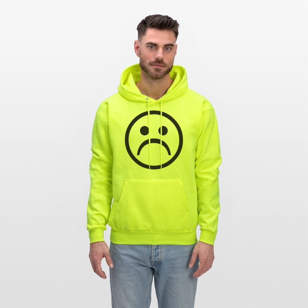 No Friends No Problems Unisex Lightweight Terry Hoodie - safety green