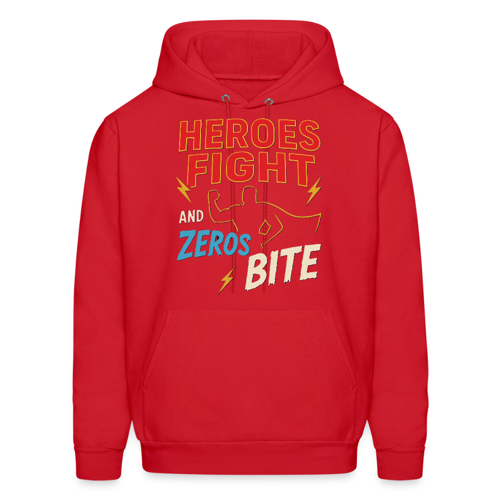Heroes Fight And Zeros Bite - red