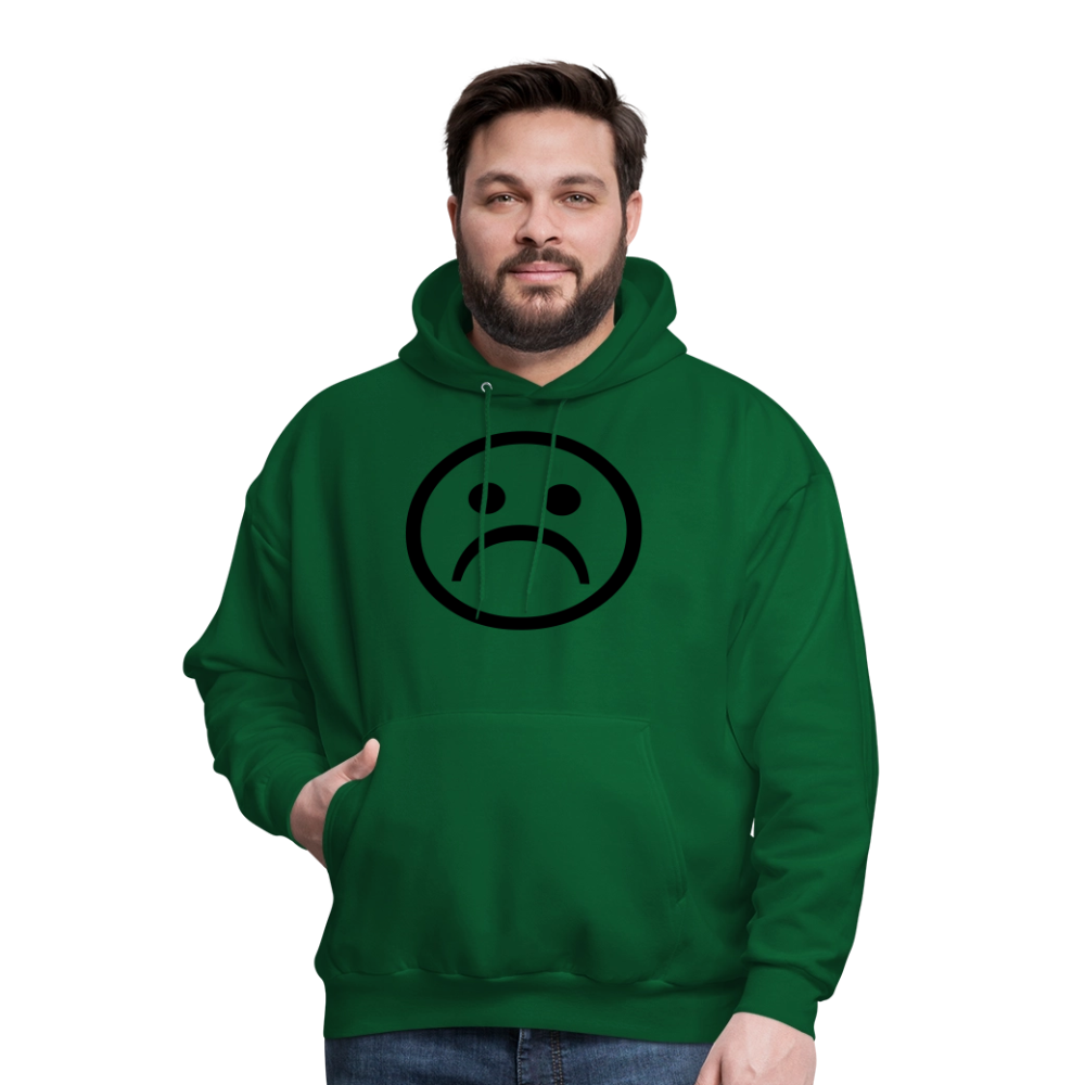 No Friends No Problems Unisex Lightweight Terry Hoodie - forest green