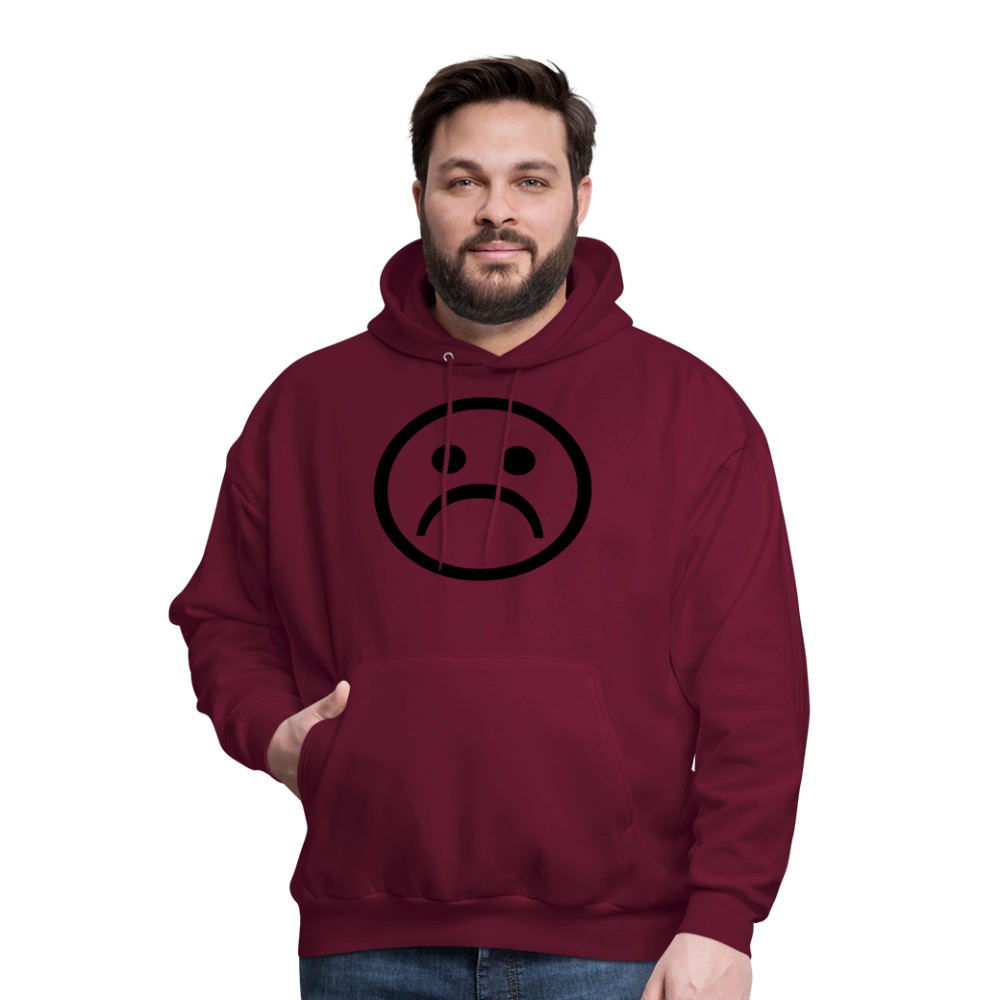 No Friends No Problems Unisex Lightweight Terry Hoodie - burgundy