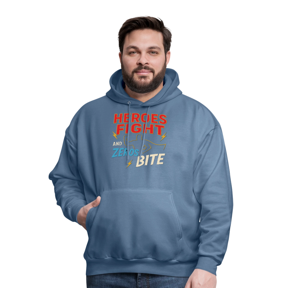 Heroes Fight And Zeros Bite - denim blue