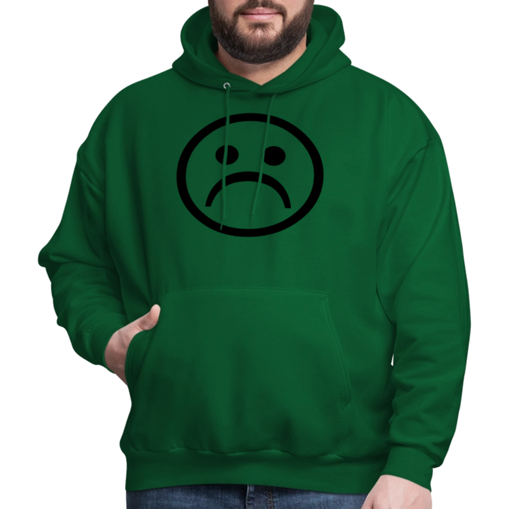 No Friends No Problems Unisex Lightweight Terry Hoodie - forest green