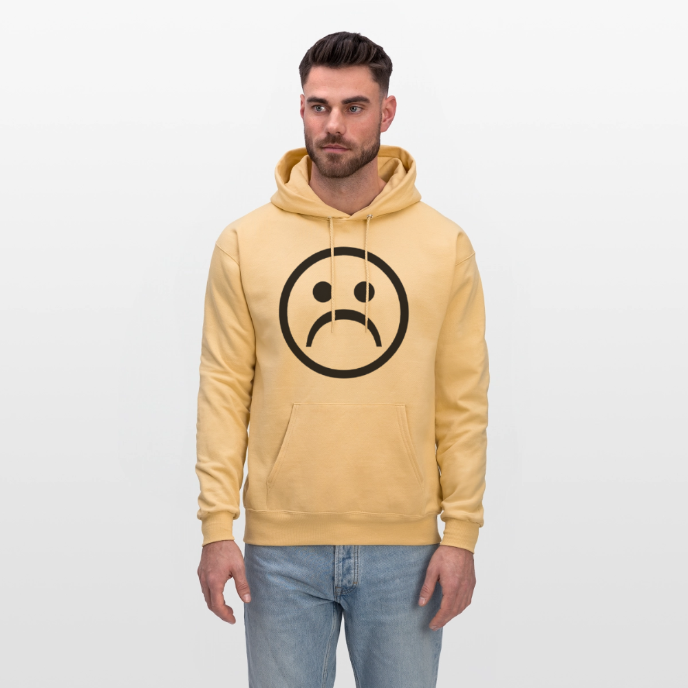 No Friends No Problems Unisex Lightweight Terry Hoodie - light gold 
