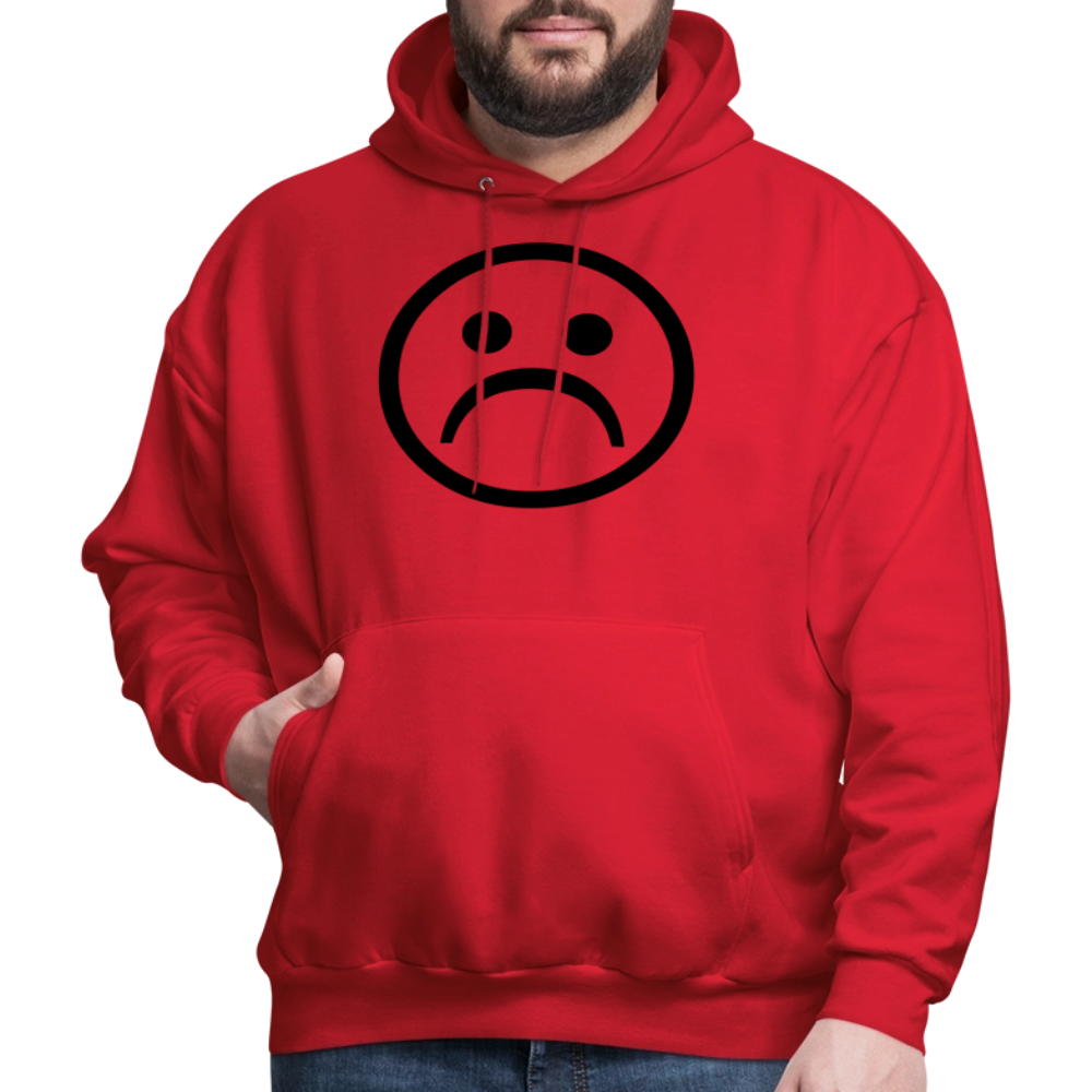 No Friends No Problems Unisex Lightweight Terry Hoodie - red