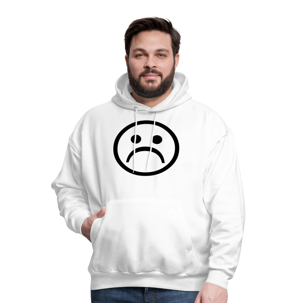 No Friends No Problems Unisex Lightweight Terry Hoodie - white