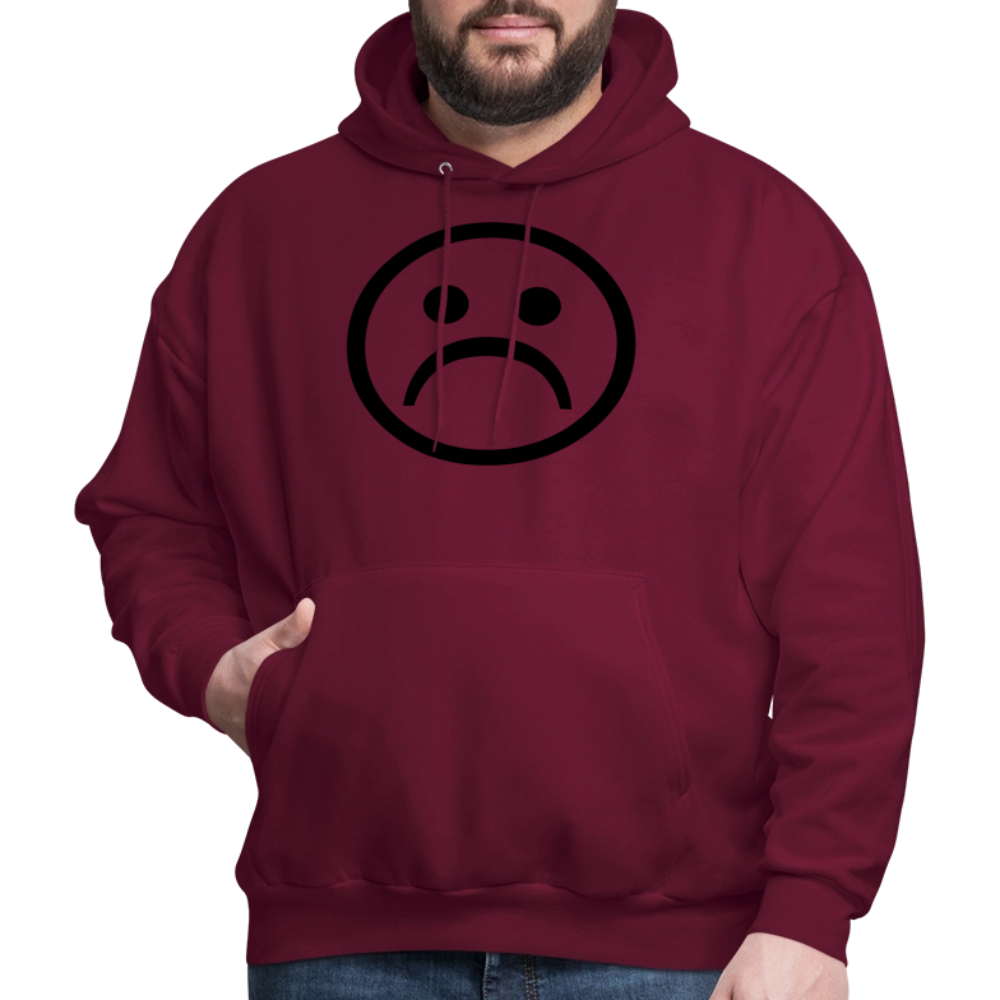 No Friends No Problems Unisex Lightweight Terry Hoodie - burgundy