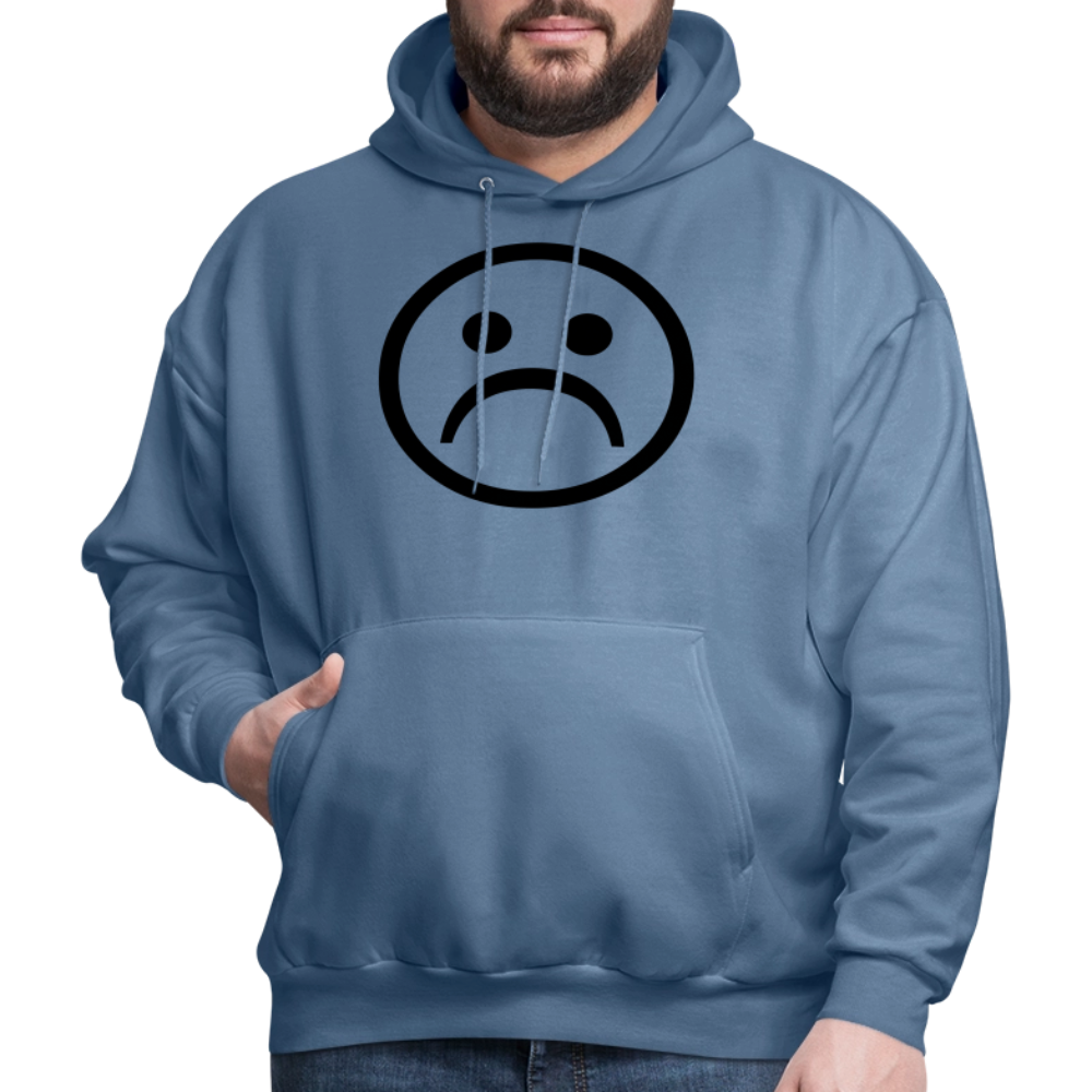 No Friends No Problems Unisex Lightweight Terry Hoodie - denim blue