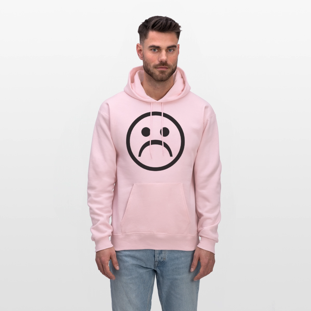 No Friends No Problems Unisex Lightweight Terry Hoodie - pale pink