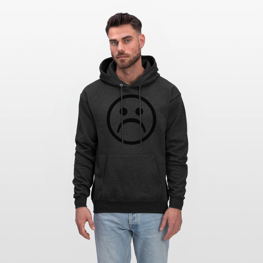 No Friends No Problems Unisex Lightweight Terry Hoodie - charcoal grey