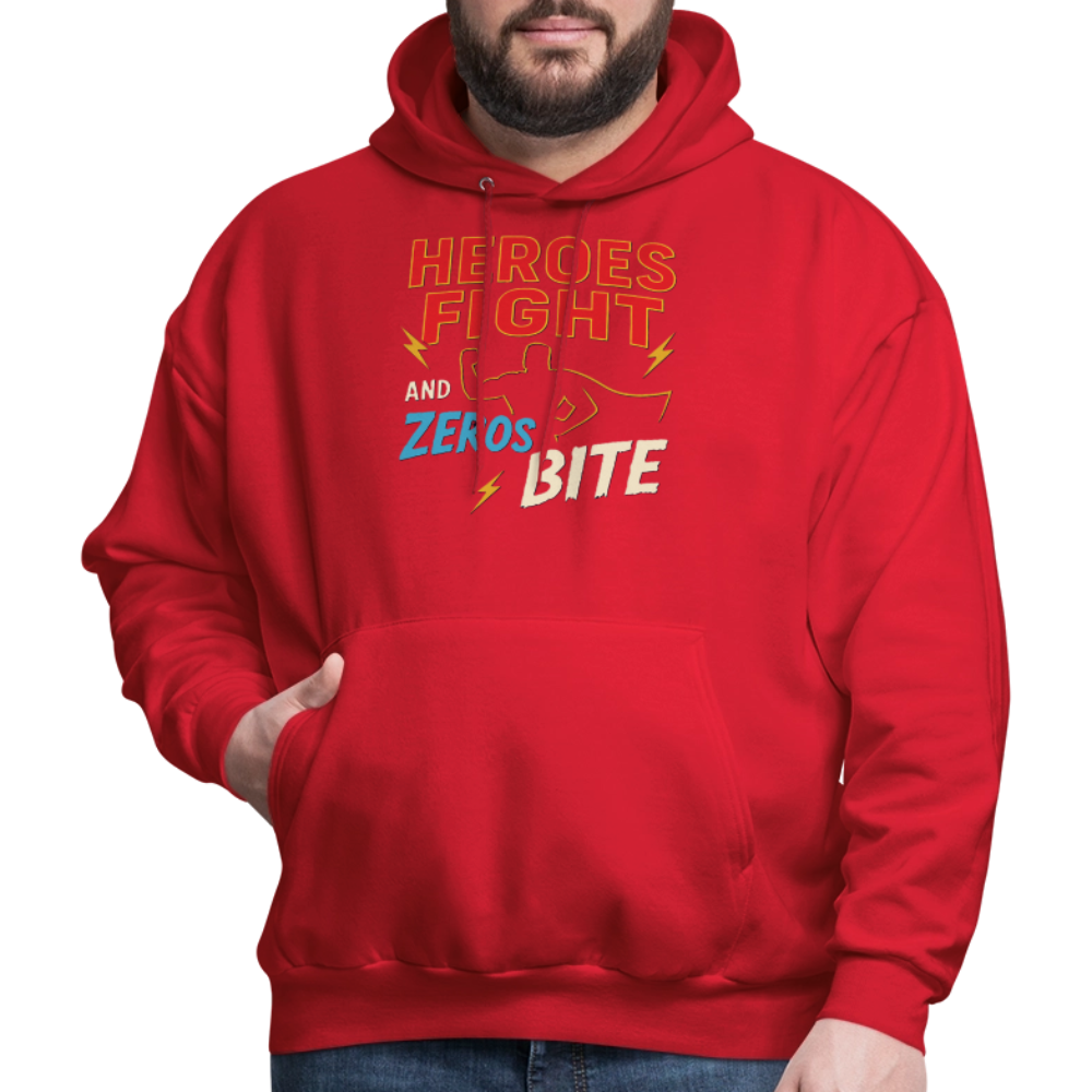 Heroes Fight And Zeros Bite - red