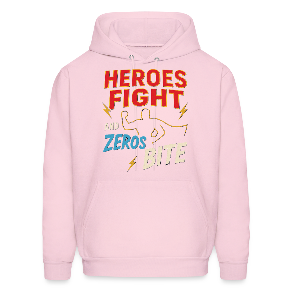 Heroes Fight And Zeros Bite - pale pink