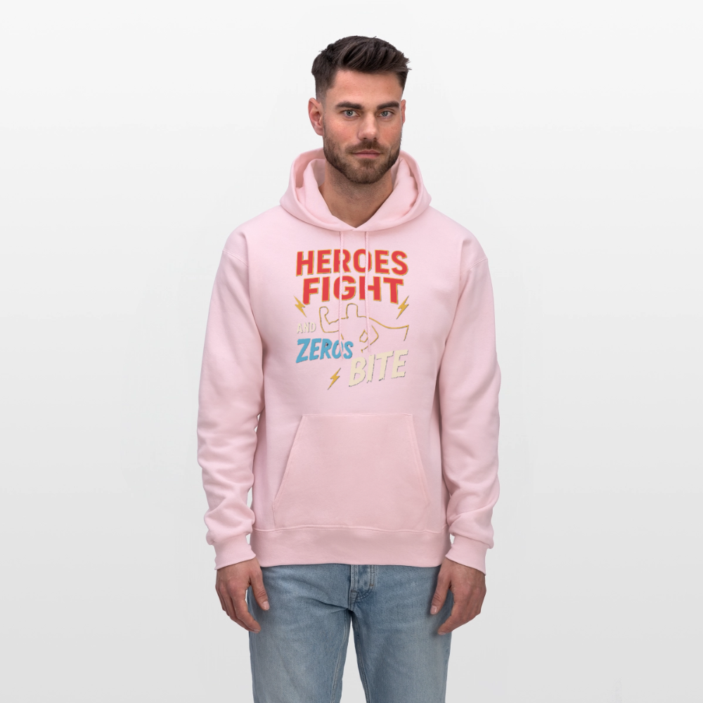 Heroes Fight And Zeros Bite - pale pink
