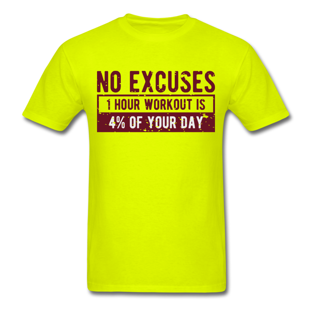 NO EXCUSES Unisex T-Shirt - BIZARRE PRINTS