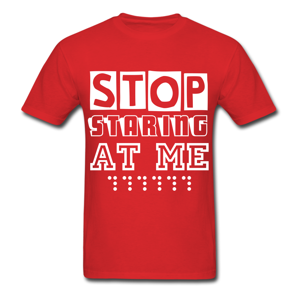 Stop staring at me Unisex T-Shirt - BIZARRE PRINTS