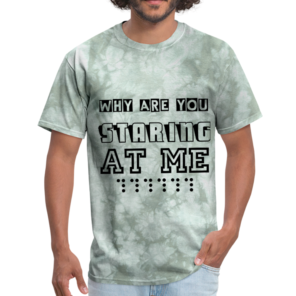Why are you staring at me Unisex T-Shirt - BIZARRE PRINTS