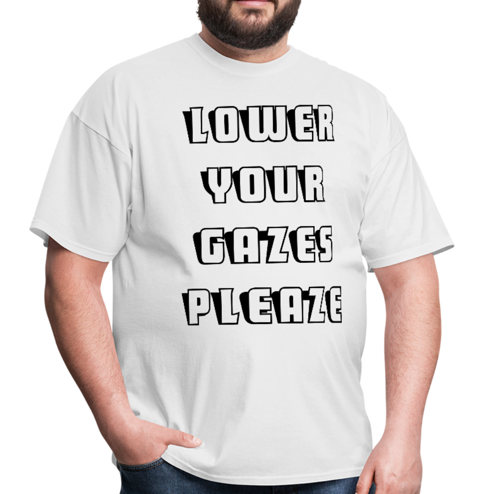 lower your gaze please Unisex T-Shirt - BIZARRE PRINTS