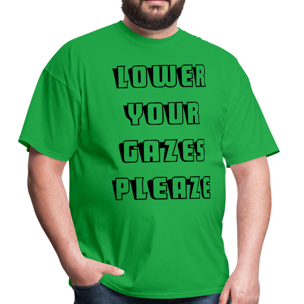 lower your gaze please Unisex T-Shirt - BIZARRE PRINTS