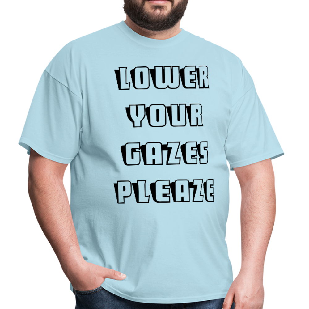 lower your gaze please Unisex T-Shirt - BIZARRE PRINTS