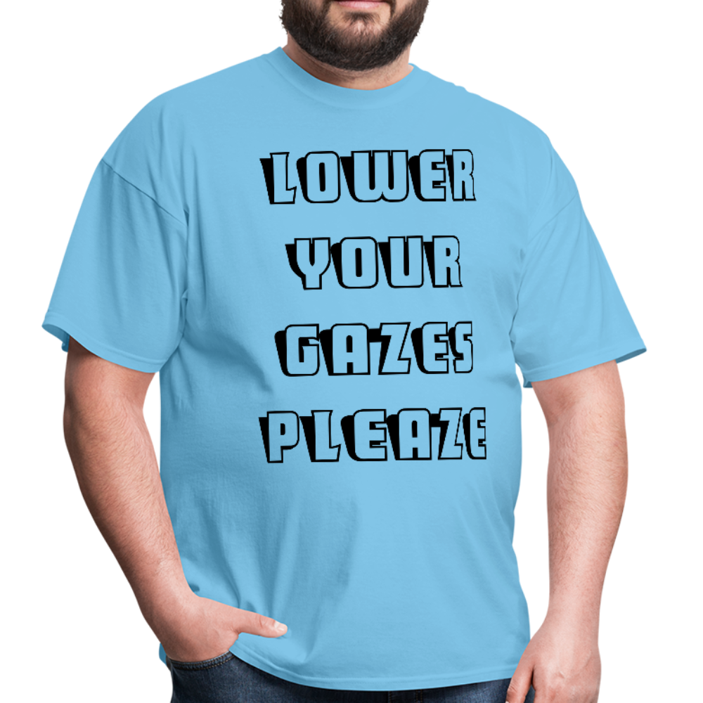 lower your gaze please Unisex T-Shirt - BIZARRE PRINTS