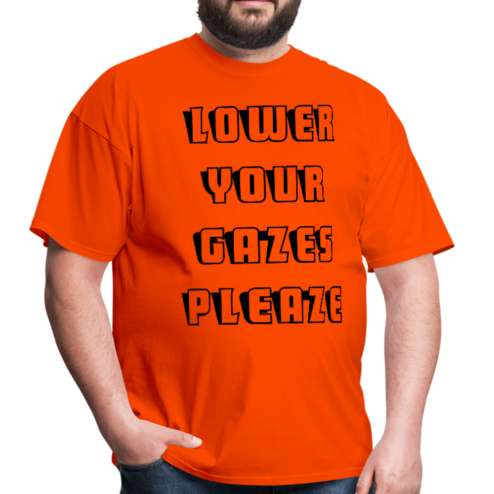 lower your gaze please Unisex T-Shirt - BIZARRE PRINTS