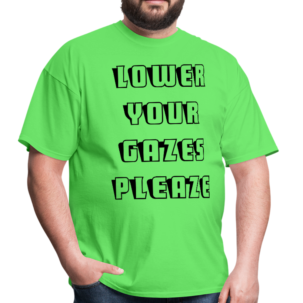 lower your gaze please Unisex T-Shirt - BIZARRE PRINTS