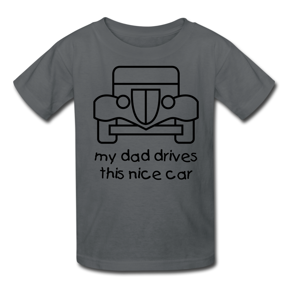 my dad drives this nice car_Kids' T-Shirt - BIZARRE PRINTS