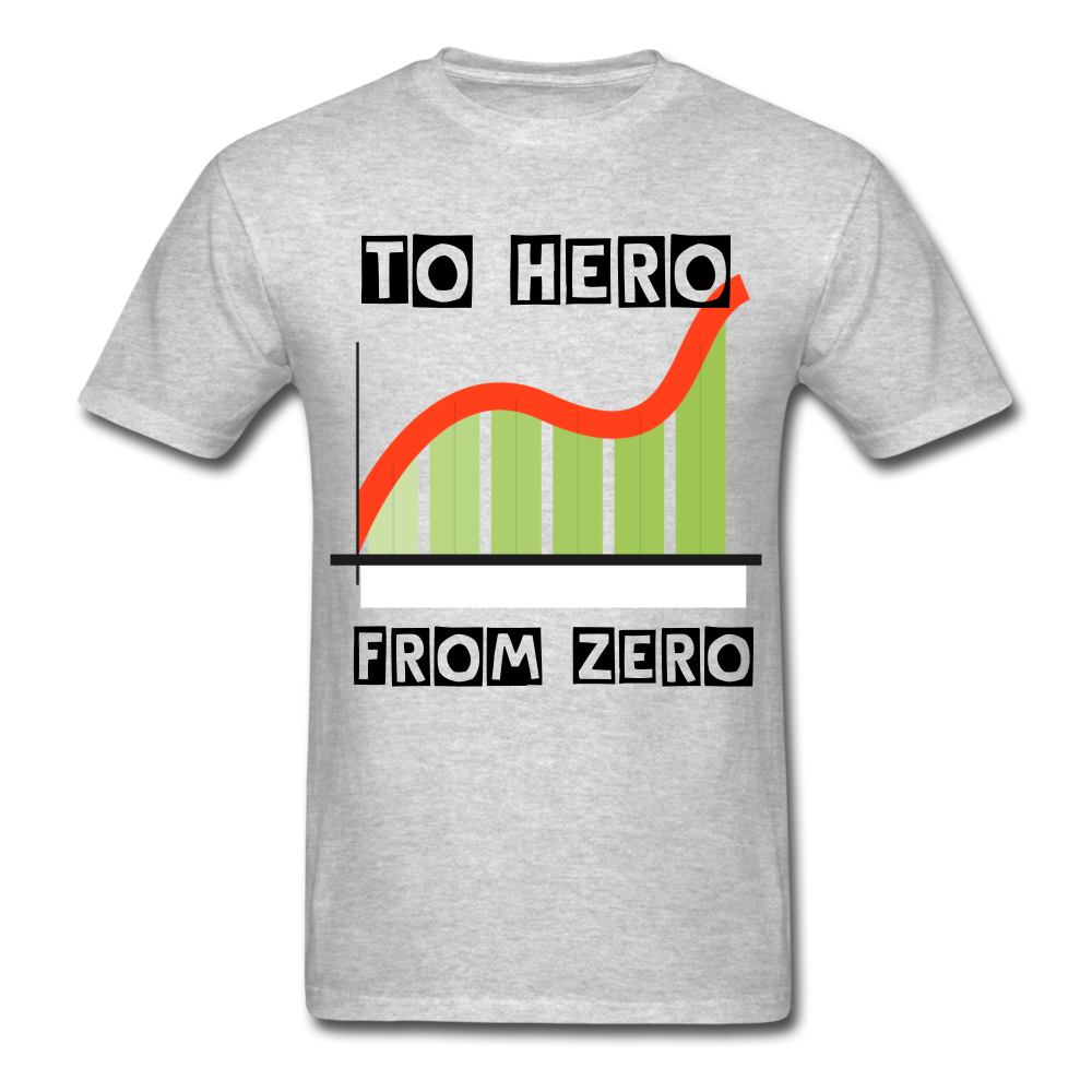 From Zero to Hero unisex Classic T-Shirt - heather gray