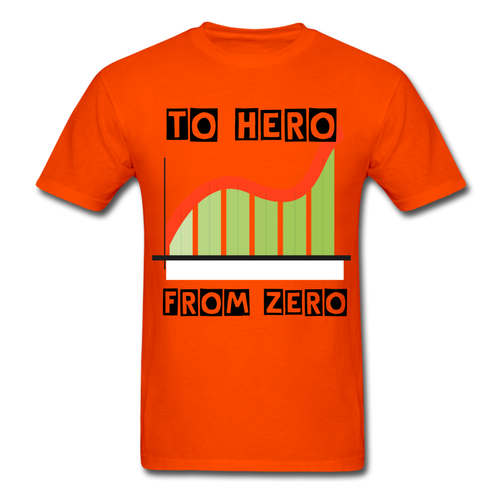 From Zero to Hero unisex Classic T-Shirt - orange
